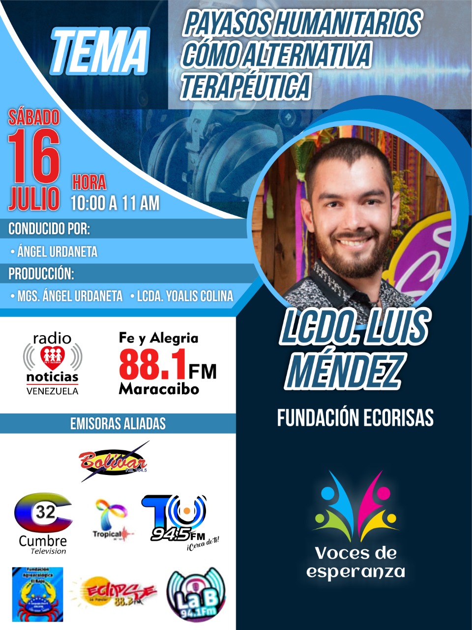 Licdo. Luis Mendez (Coordinador de la Fundacion Payasos Humanitarios).mp3 episode artwork