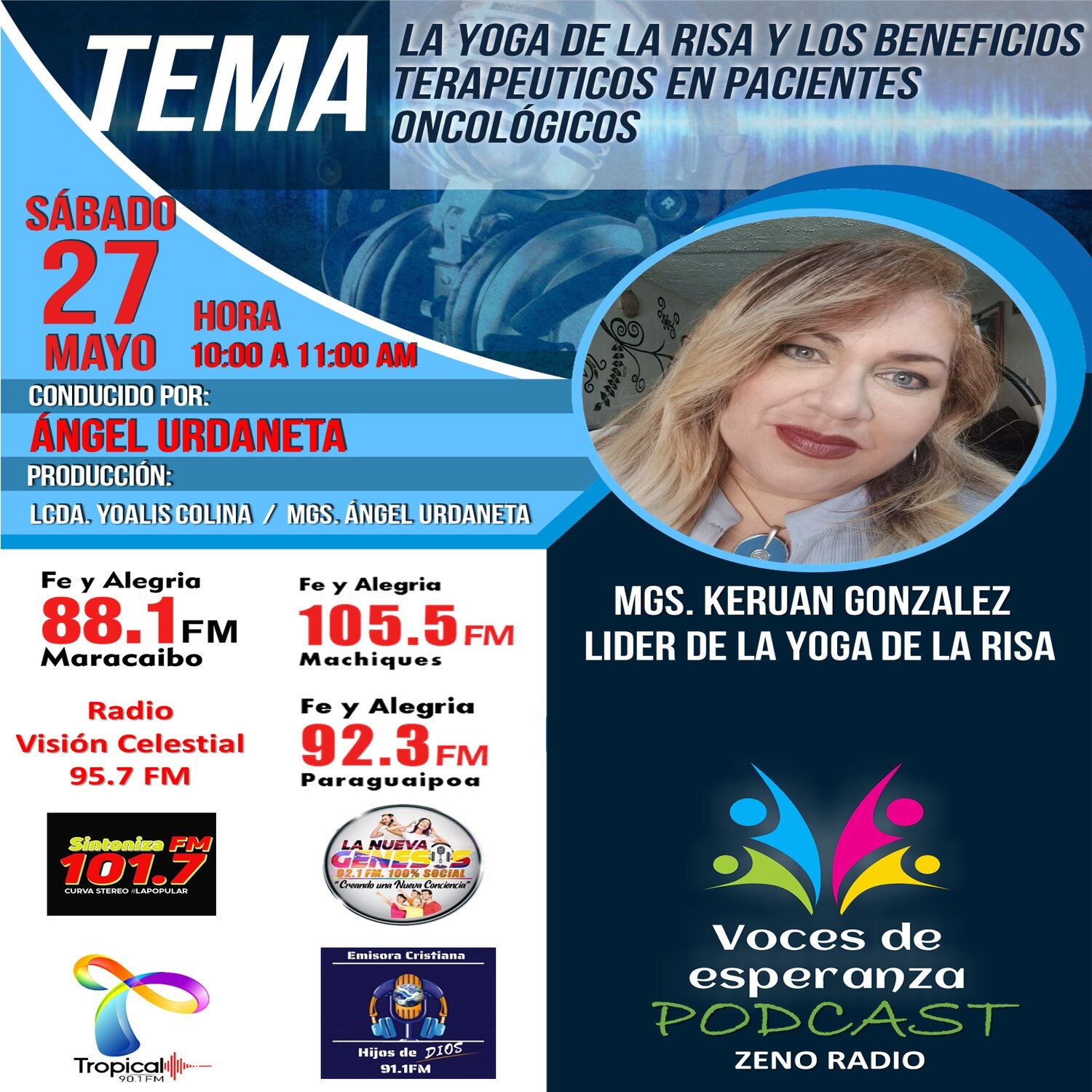 Mgs. Keruan González ( El Yoga de la Risa y los Beneficios Terapéuticos en Pacientes Oncológicos).mp3 episode artwork