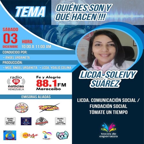Licda. Soleivi Suarez (Coordinadora de la Fundacion Tomate un Tiempo para Ti).mp3 episode artwork