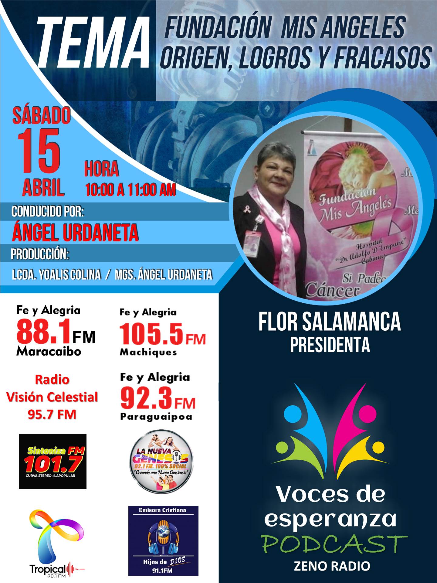 Licda. Flor Salamanca (Fundacion Social Mis Angeles).mp3 episode artwork