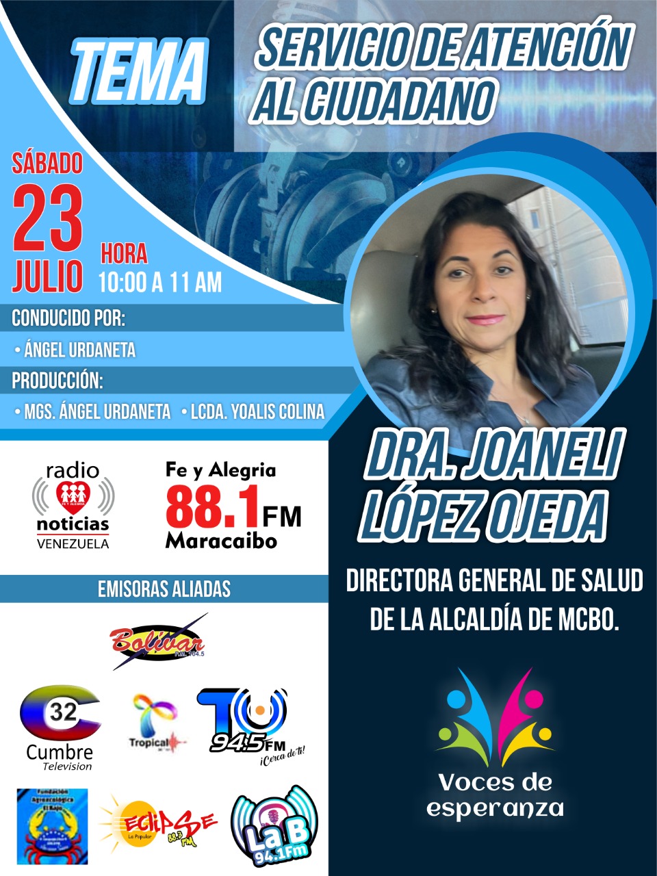 Dra. Joanelis Lopez (Directora de Salud de la Alcaldia de Maracaibo).mp3 episode artwork