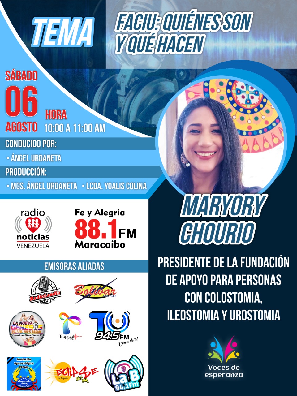 Licda. Maryori Chourio ( Pta. de la Fundacion para Apoyo de Personas con Colostomia, Ileostomia y Urostomia.mp3 episode artwork