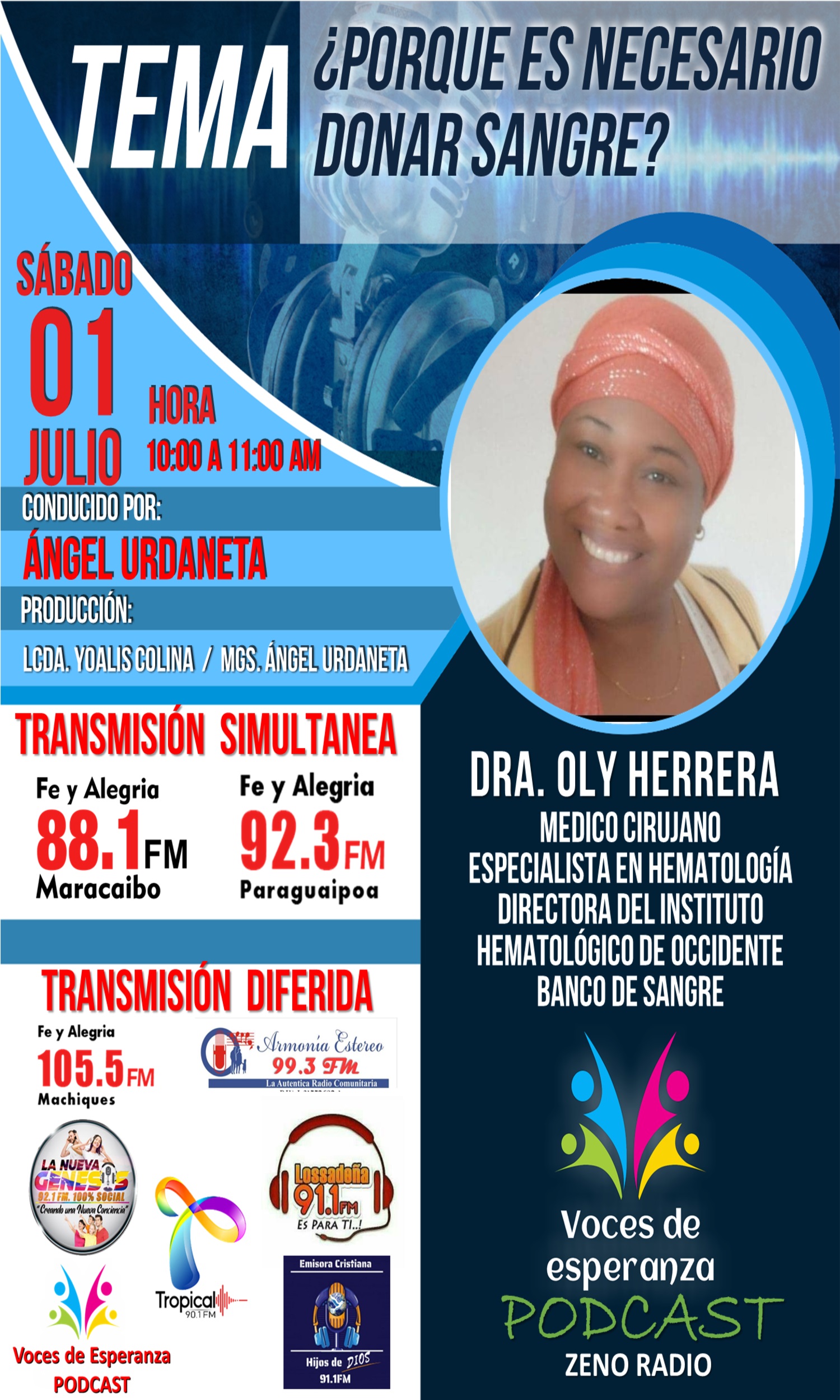 Dra. Oly HERRERA ( Porque es Importante y Necesario Donar Sangre ).mp3 episode artwork