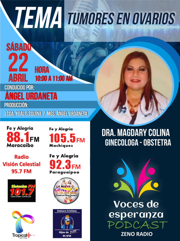 Dra. Migdary Colina (Tumores en Ovarios, Su Diagnostico y Tratamiento).mp3 episode artwork