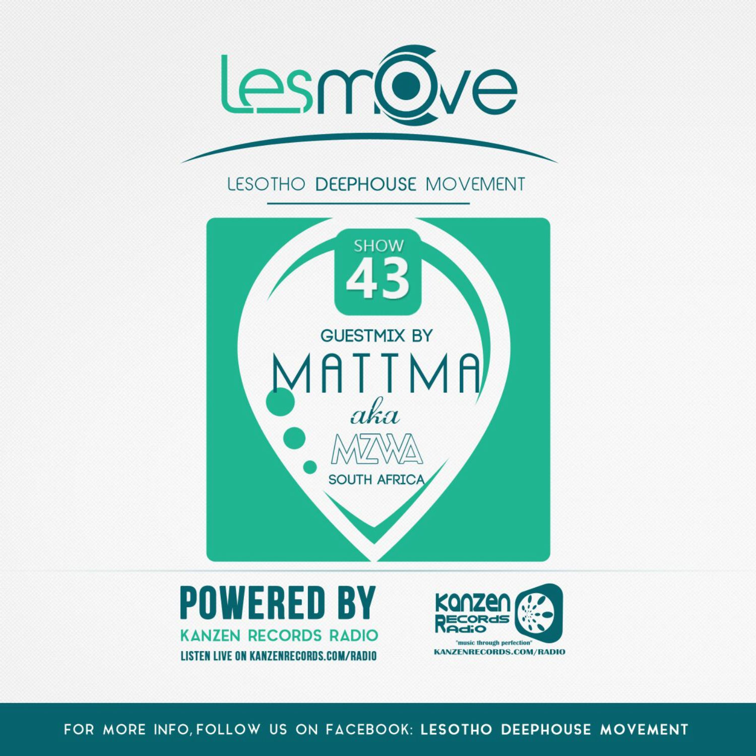 LesMove - shOw #043 Guestmix by Mattma AKA Mzwa (South Africa) episode artwork