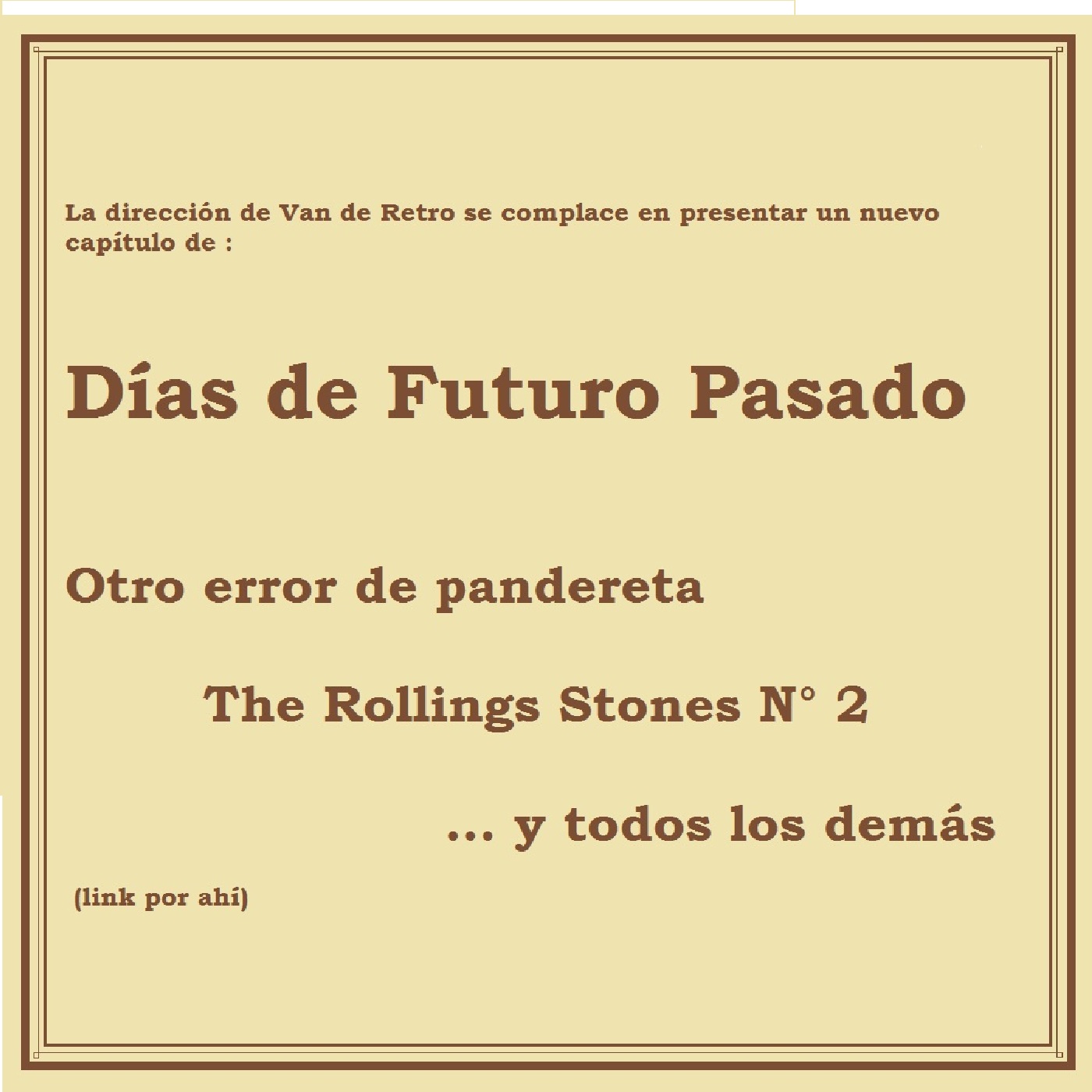 Portada de Días de Futuro Pasado