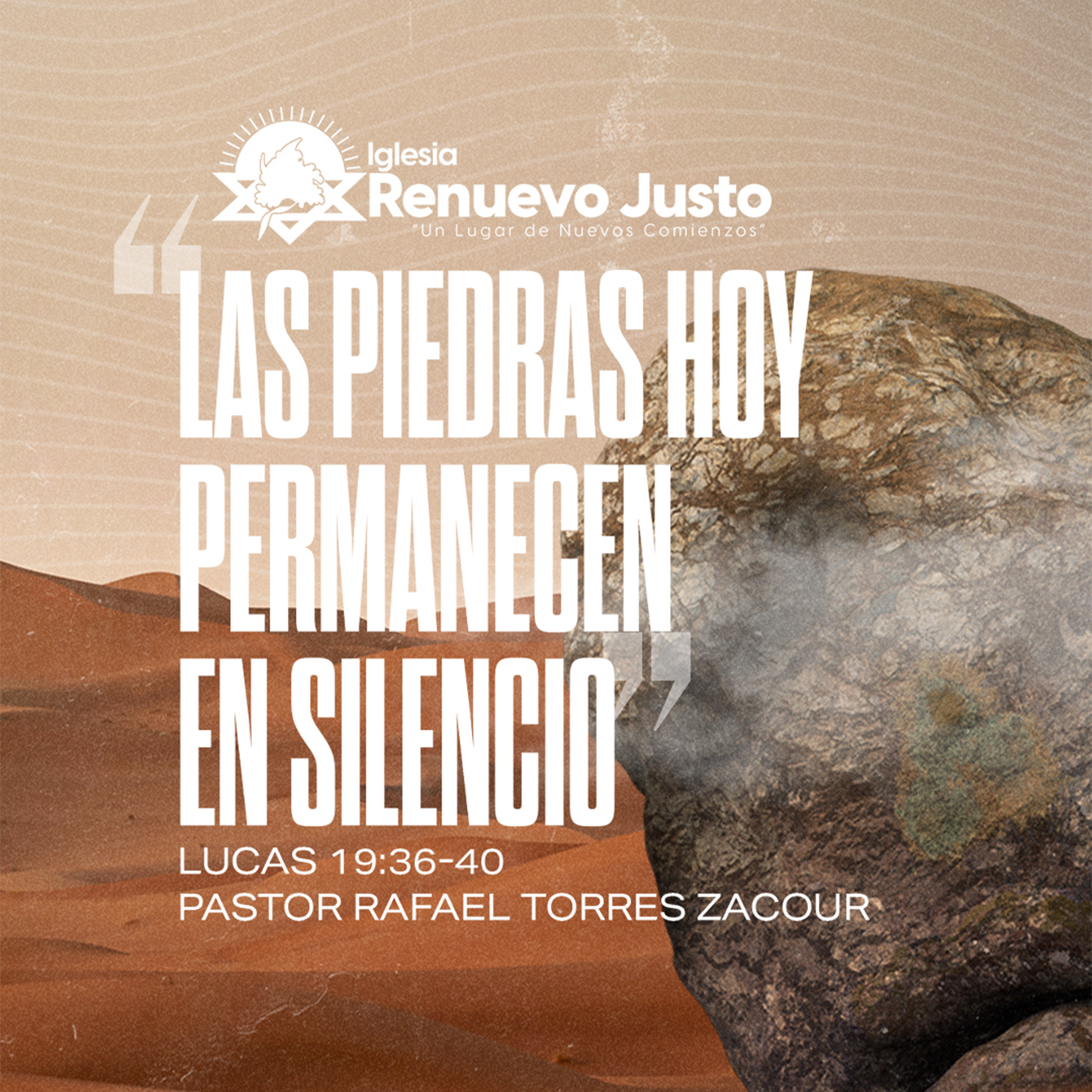 Desde el altar - Igl. Renuevo Justo