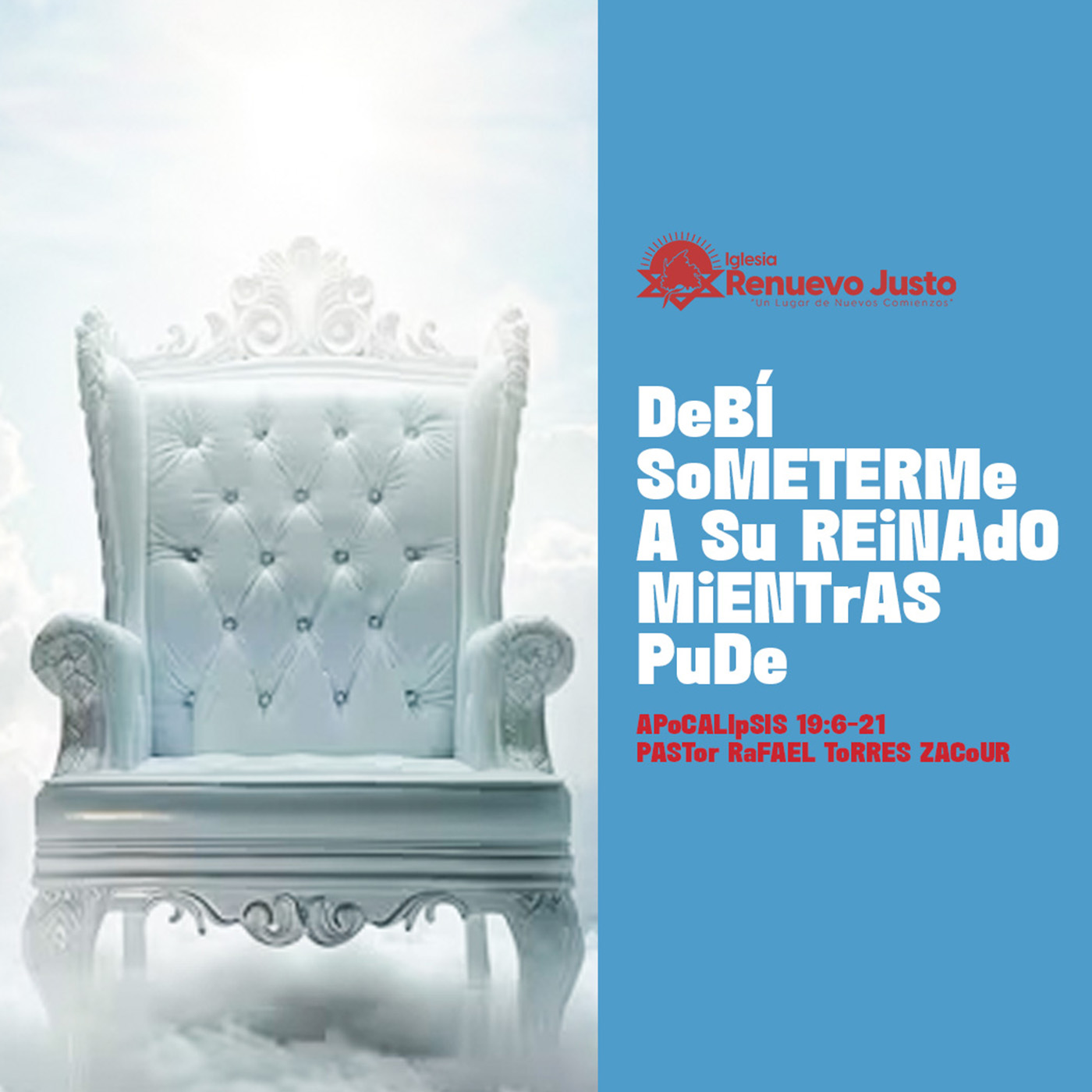 Desde el altar - Igl. Renuevo Justo