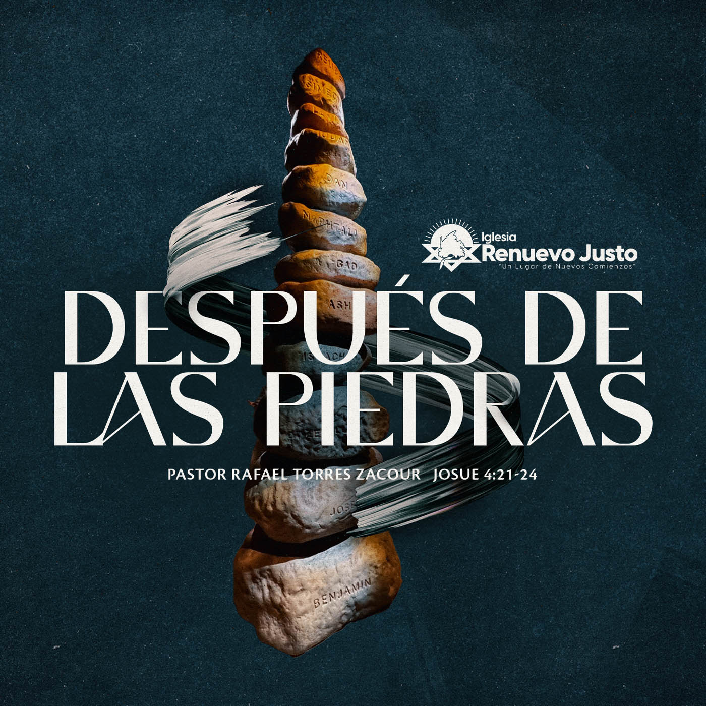 Después de las piedras - Josue 4:21-24  Pastor Rafael Torres Zacour episode artwork