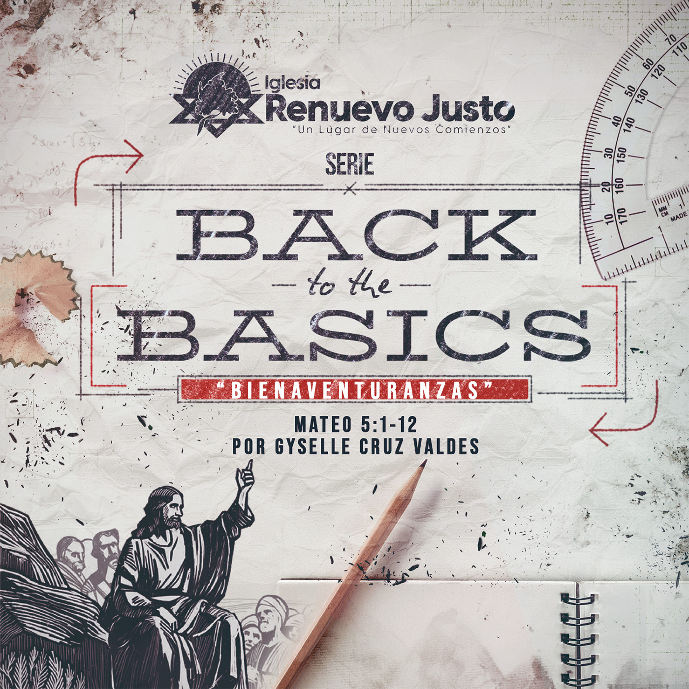 "Serie Back to te Basics - Eps 5. Bienaventuranzas Mateo 5:1-12 por Gyselle Cruz Valdes episode artwork