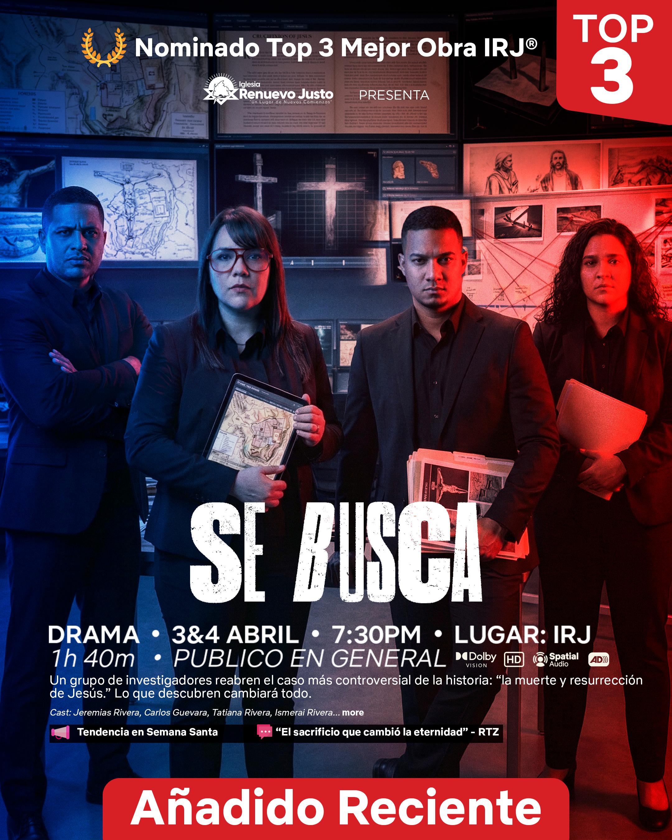 Cierre drama Semana Santa " Se Busca" episode artwork