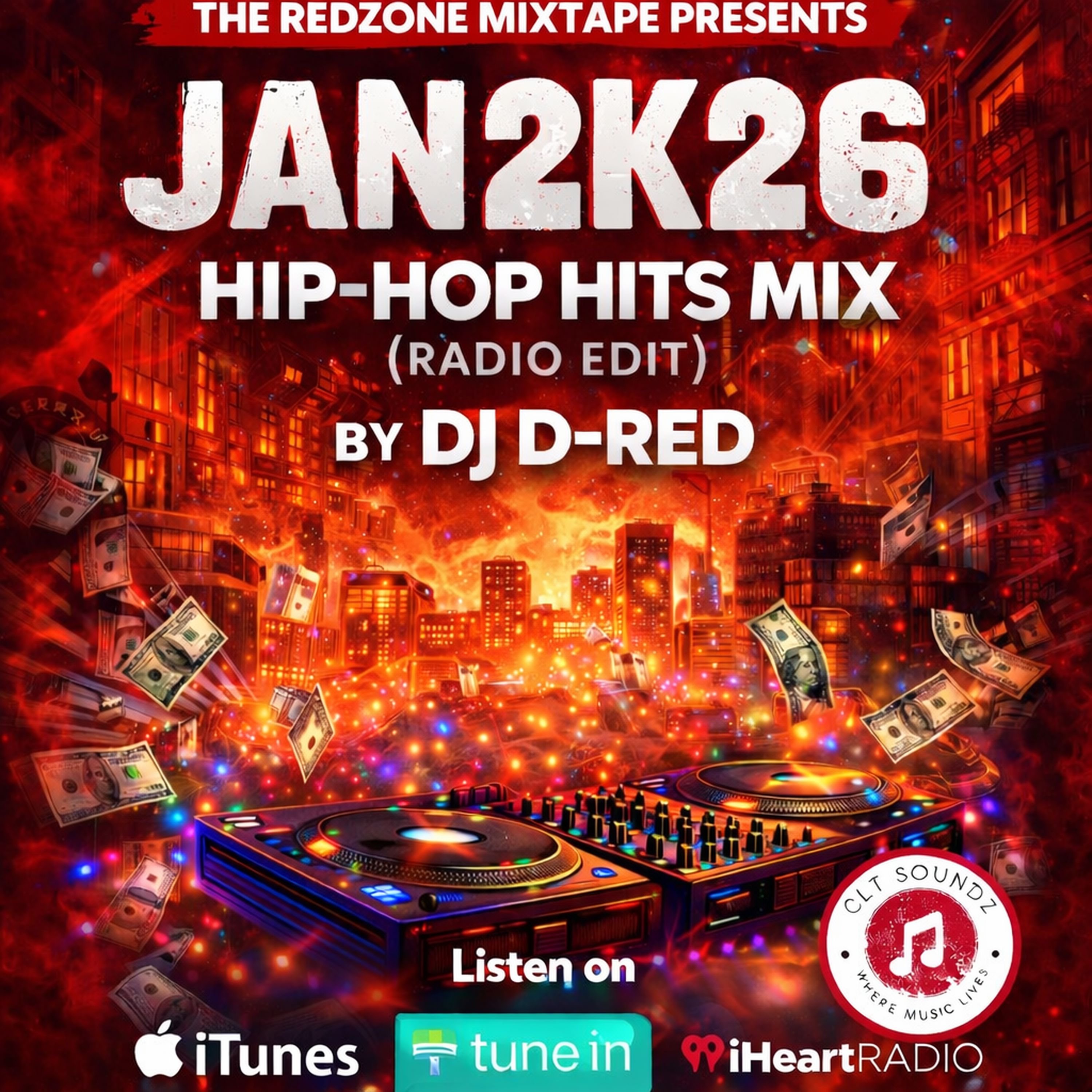 DJ D-RED - Jan2k26 Hip-Hop Hits Mix (Radio Edit)