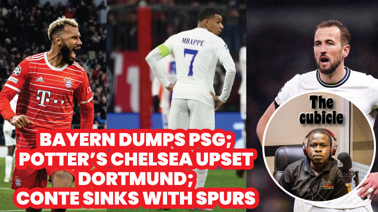 Bayern Dumbs PSG; Potter’s Chelsea Upset Dortmund; Conte Sinks With Spurs in UCL